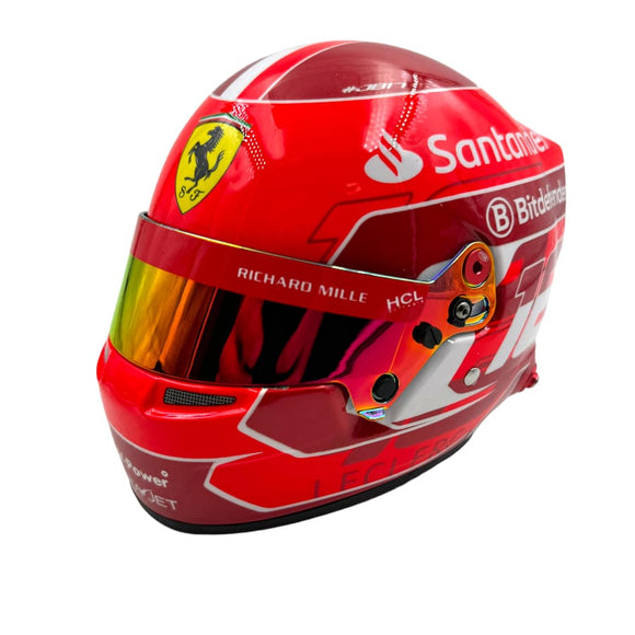 Casque Charles Leclerc - Ferrari F1 2024 1/2 MINI HELMET BELL 4100304