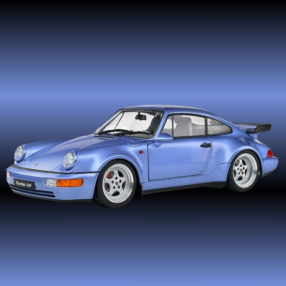 Porsche 911 (964) Turbo Blue 1990 1/18 SOLIDO S1803408