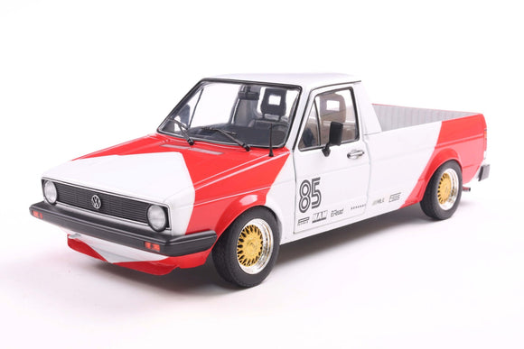 [ Pré-commande ] Volkswagen Caddy Mk1 Racing Tribute Bi-Color 1982 1/18 SOLIDO S1803512