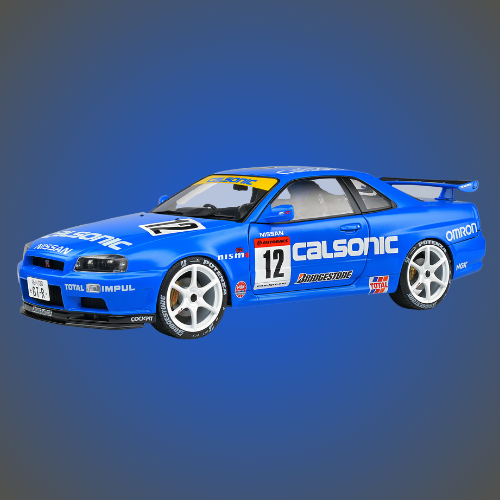 Nissan GT-R (R34) Streetfighter Calsonic Tribute Blue 1/18 SOLIDO S1804307