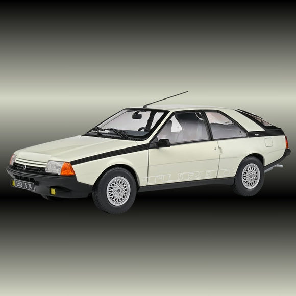  Renault Fuego Turbo White 1985 1/18 SOLIDO S1806405