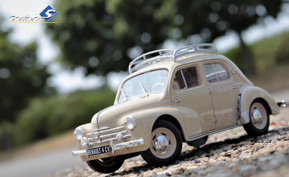 Renault 4cv Beige 1956 1/18 SOLIDO S1806605