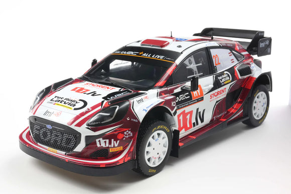 [ Pré-commande ] Ford Puma Rally1 Hybrid White #22 Rallye Latvia 2024 1/18 SOLIDO S1809507