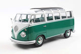 [ Pré-commande ] Volkswagen Combi T1 Samba Green & White 1962 1/18 SOLIDO S1813403