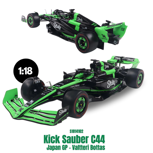 Kick Sauber F1 Team C44 Bottas Japan GP 2024 1/18 SOLIDO S1814102