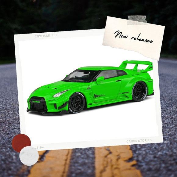 Nissan GT-R (R35) LB Works Silhouette Green 1/43 SOLIDO S4311207