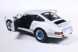 Porsche 911 RSR White & Blue 1973 1/18 SOLIDO S1801119