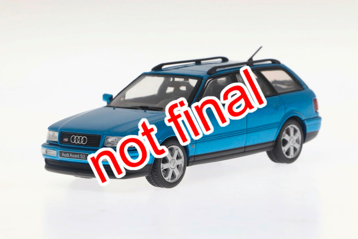 Voiture Miniature Solido Audi Avant S2 1994 Bleu, échelle 1/43, Neuve