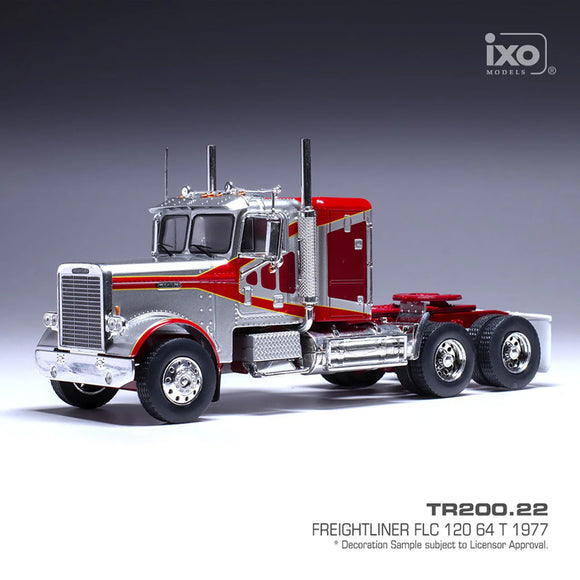 Freightliner FLC 120 64 T 1977 Gris / Rouge 1/43 IXO TR200.22