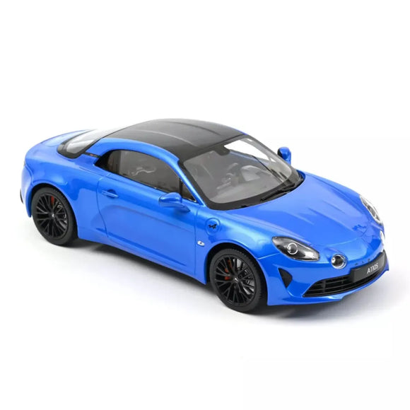 Alpine A110S 2019 Bleu Alpin & Toit Carbone 1/18 NOREV 185314