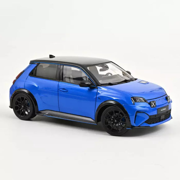 Alpine A290 GTS 2025 Bleu Alpine Vision & Noir 1/18 NOREV 185450