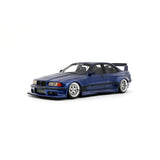 BMW E36 LTO Sedan Turbo Khyzyl Saleem Avus Blue 2023 1/18 OTTOMOBILE OT1174