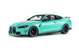 BMW M4 Performance Parts Solido Works Turquoise 2025 1/18 SOLIDO S1814501