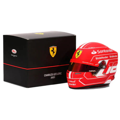 Casque Charles Leclerc - Ferrari F1 2023 1/2 MINI HELMET BELL 4100225