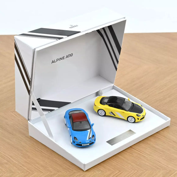 Coffret Alpine A110 2023 San Remo 73 & Tour de Corse 75 1/43 NOREV 517881