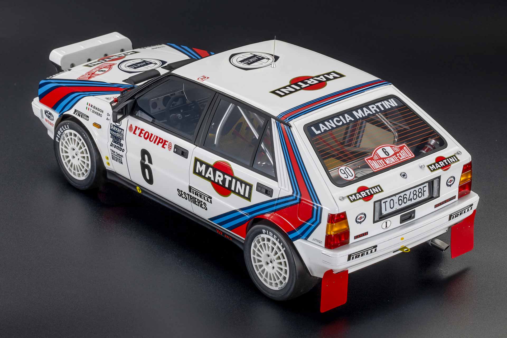 Lancia Delta Team Martini Racing #6 Winner Rallye Monte Carlo 1987 1/1 ...