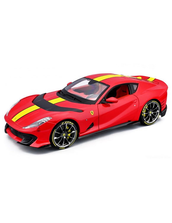 Ferrari 812 Competizione 2021 Rosso Corsa 1/18 BBURAGO 18-16915