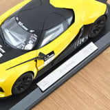 GT By Citroën 2008 Yellow & Black Concept Car 1/18 NOREV 181609