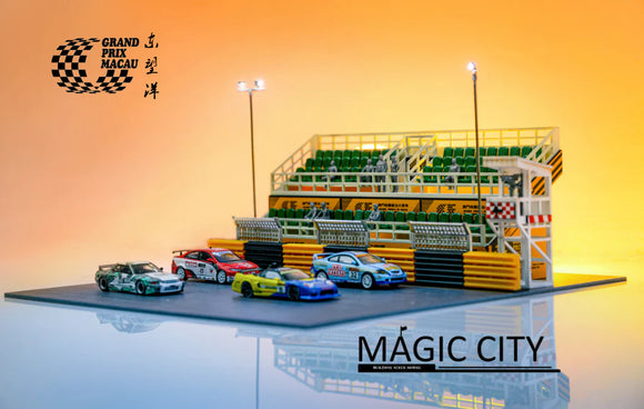 Diorama Macau Grand Prix Guia Circuit Spectator 1/64 MAGIC CITY GT0001