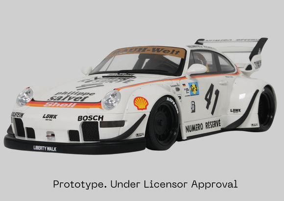 Porsche RWB Bodykit Kato San White 1/18 GT SPIRIT GT451