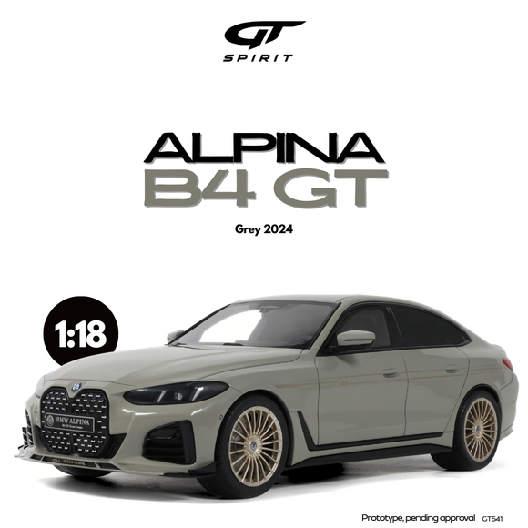 [ Pré-commande ] BMW Alpina B4 GT Grey 2024 1/18 GT SPIRIT GT541