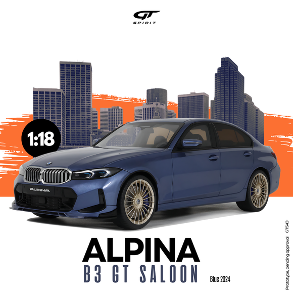 [ Pré-commande ] BMW Alpina B3 GT Saloon Blue 2024 1/18 GT SPIRIT GT543