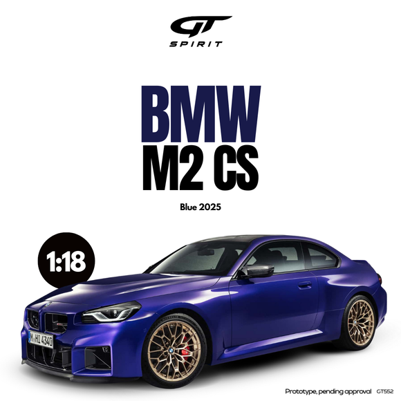 [ Pré-commande ] BMW M2 CS Blue 2025 1/18 GT SPIRIT GT552
