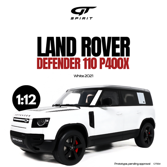 [ Pré-commande ] Land Rover Defender 110 P400X White 2021 1/12 GT SPIRIT GT554