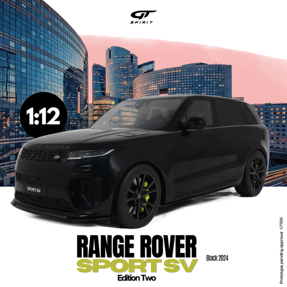 [ Pré-commande ] Range Rover Sport SV Edition Two Black 2024 1/12 GT SPIRIT GT555