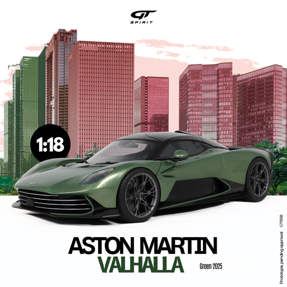 [ Pré-commande ] Aston Martin Valhalla Green 2025 1/18 GT SPIRIT GT558