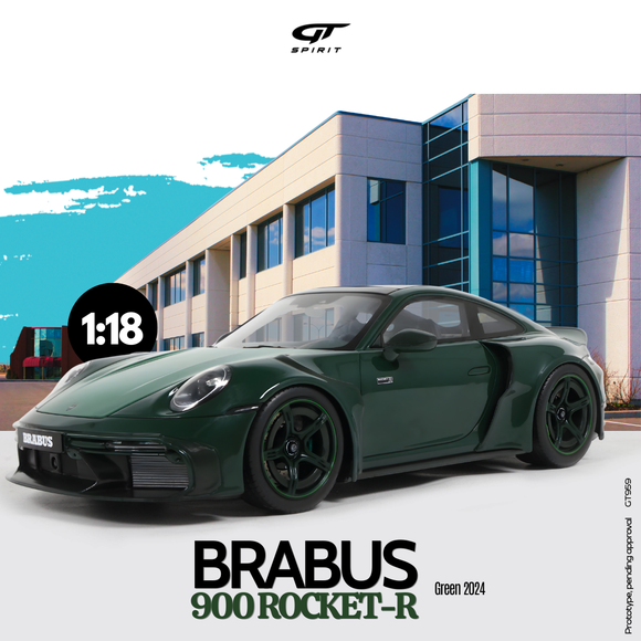[ Pré-commande ] Porsche Brabus 900 Rocket-R Green 2024 1/18 GT SPIRIT GT959