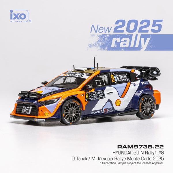 1/43 Ixo 2022 Hyundai i20 N Rally2 #23 rally de Portugal Hyundai Motorsport N Oliver Solberg