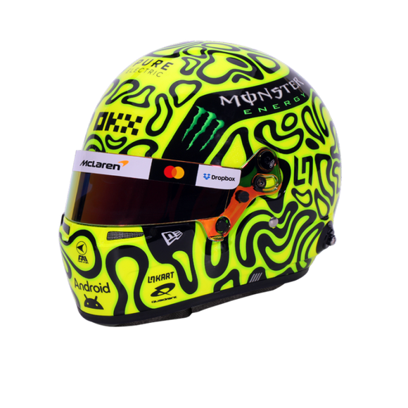 Casque Lando Norris McLaren 2025 1/2 MINI HELMET BELL 4100416