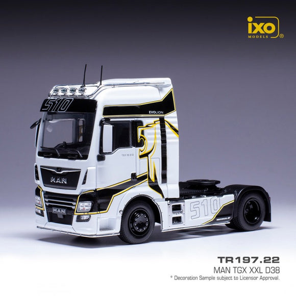 Man TGX XXL D 38 2020 Blanc 1/43 IXO TR197.22