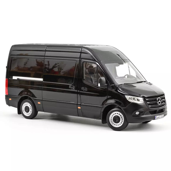 [ Pré-commande ] Mercëdes-Benz Sprinter 2018 Noir 1/18 NOREV 183041