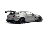 Nissan GT-R R35 Liberty Walk LB Silver 2023 1/18 SOLIDO S1805815