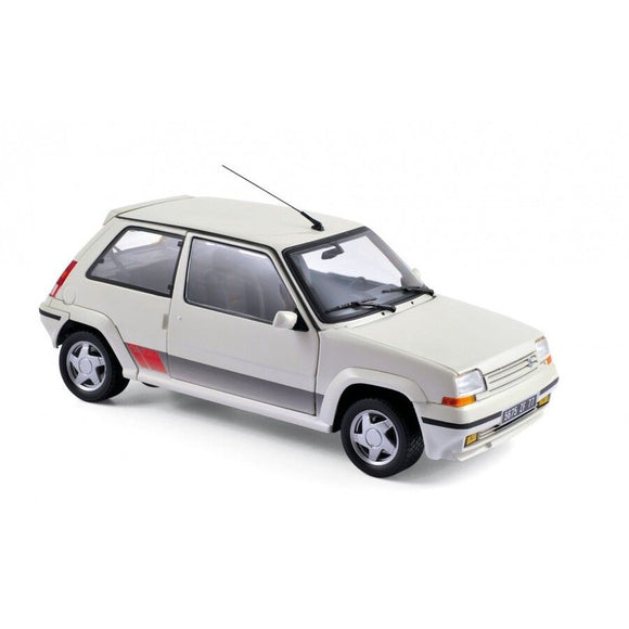 Renault 5 GT Turbo Ph.2 1989 White 1/18 NOREV 185206