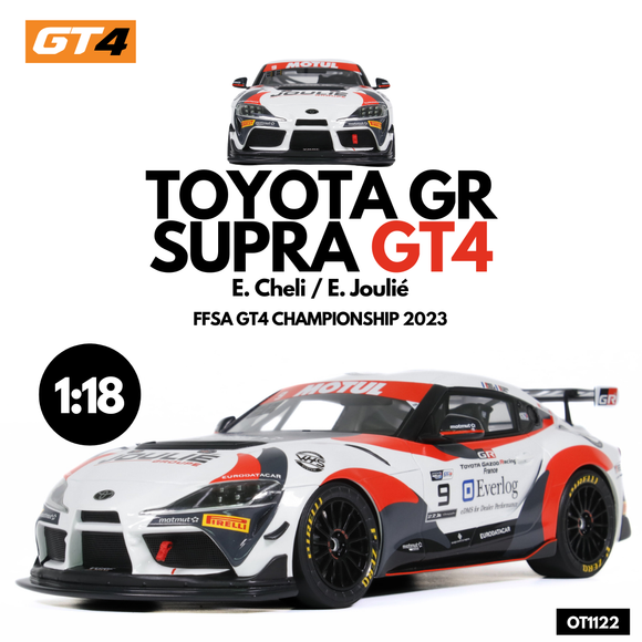 [ Pré-commande ] Toyota Supra GT4 White 1/18 OTTOMOBILE OT1122
