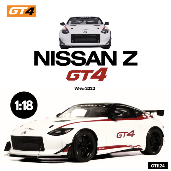 [ Pré-commande ] Nissan Z GT4 White 2022 1/18 OTTOMOBILE OT1124