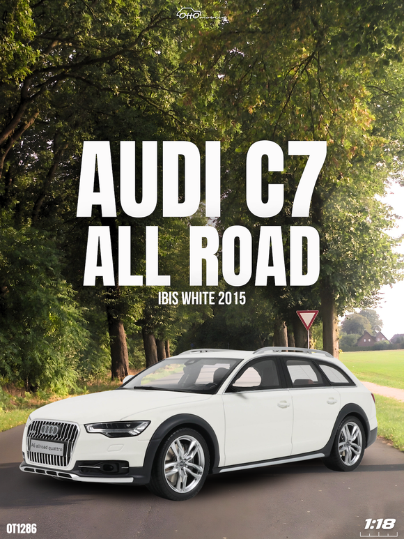 [ Pré-commande ] Audi C7 All Road Ibis White 2015 1/18 OTTOMOBILE OT1286