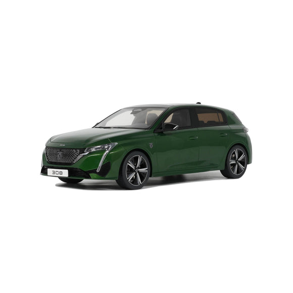 Peugeot 308 GT Olive Green 2022 1/18 OTTOMOBILE OT458