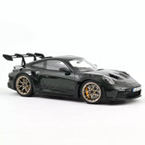Porsche 911 GT3 RS 2022 Jetgreen Metallic & Black 1/12 NOREV 127532