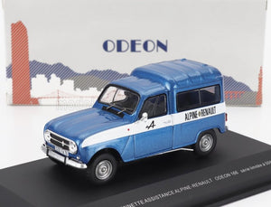 Renault 4 F4 Fourgonnette Assistance " Alpine Renault " 1/43 ODEON ODEON166