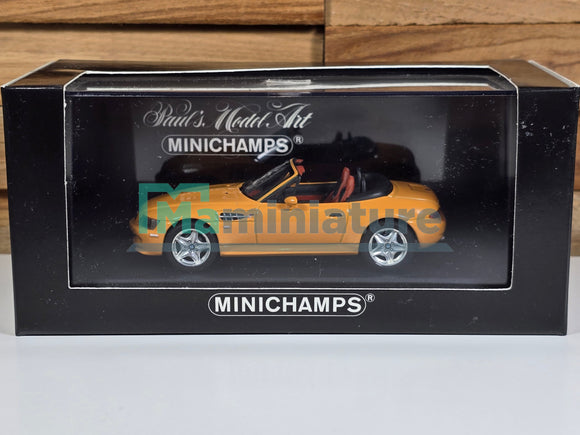 [ OCCASION ] BMW M Roadster 1997 Orange 1/43 MINICHAMPS 430024360