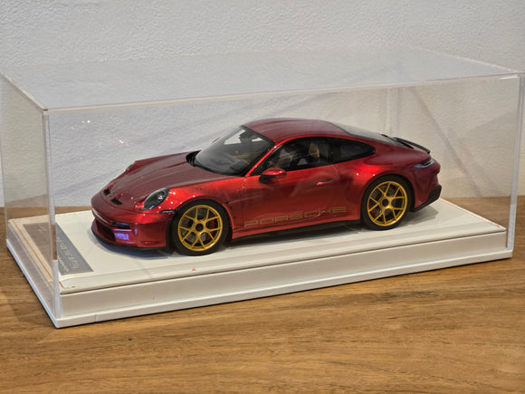 Porsche 911 (992) S/T Metallic Red 1/18 IVY