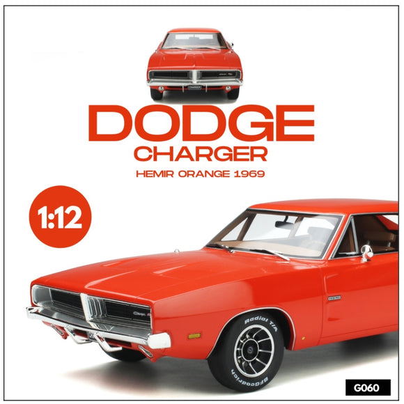 [ Pré-commande ] Dodge Charger Hemir Orange 1969 1/12 OTTOMOBILE G060
