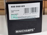 [ OCCASION ] Ford Focus RS 2009 Blue 1/43 MINICHAMPS 400088105