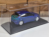 [ OCCASION ] Ford Focus RS 2009 Blue 1/43 MINICHAMPS 400088105