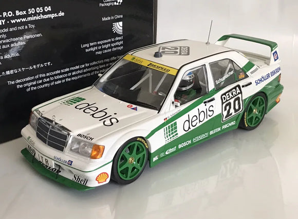 Mercëdes-Benz 190E 2.5 16 Team Zackspeed DTM 1991 1/18 MINICHAMPS 155913620