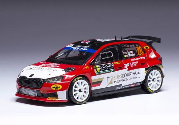 Skoda Fabia Rally2 #26 Rallye Monte Carlo 2024 1/43 IXO RAM922SPLQ.22